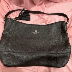 Kate Spade Textured Black Shoulder Bag